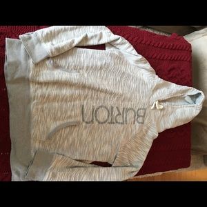 Burton Distressed Grey Hoodie